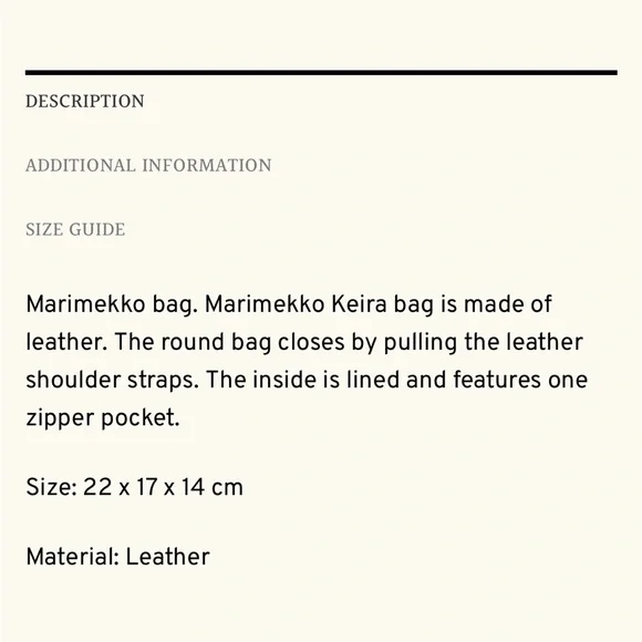 NWT Marimekko Kiera Bag - Picture 8 of 8